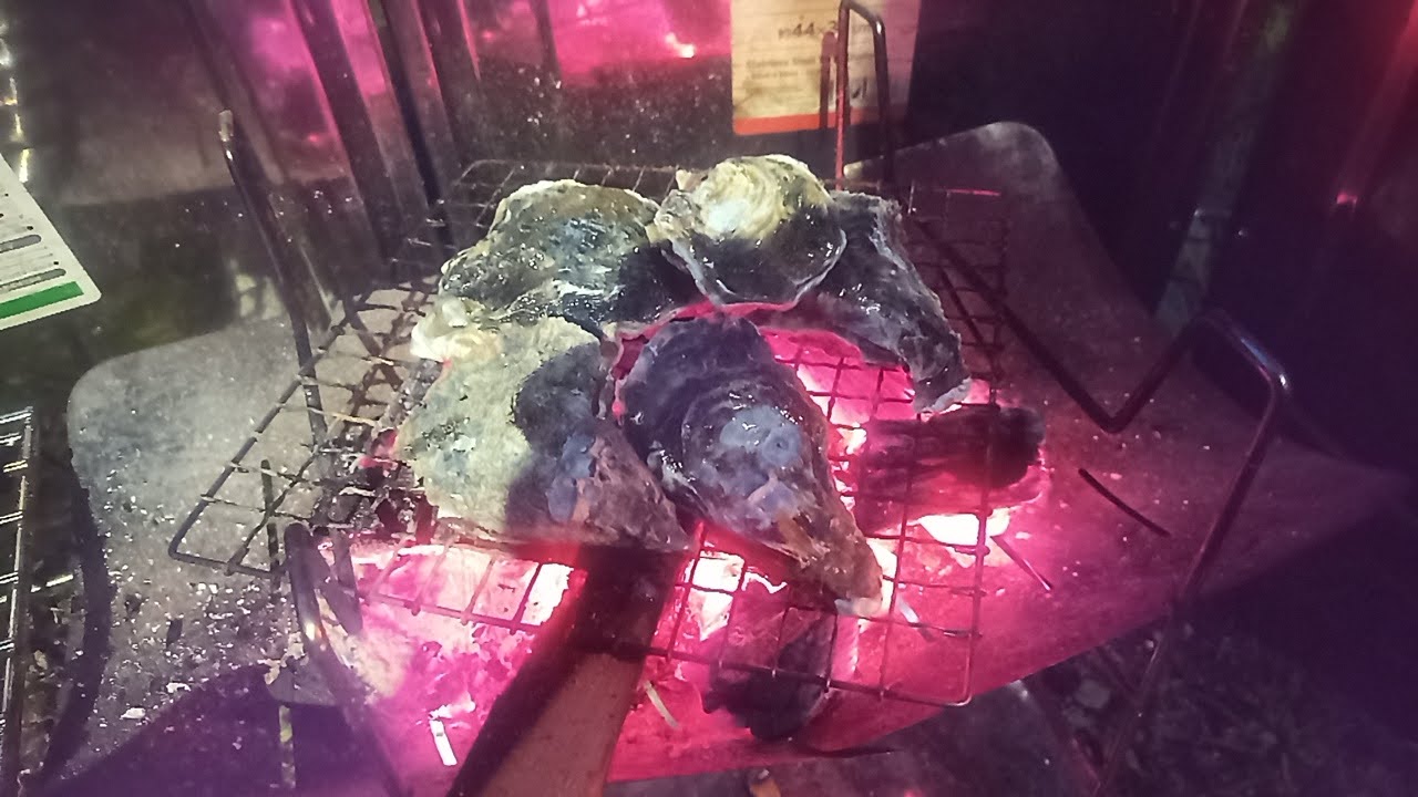 ピコグリルで焼く牡蠣