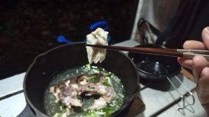 日本酒で蒸し上げた鯛