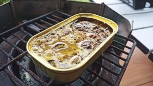 中華ストーブでスモークオイスター