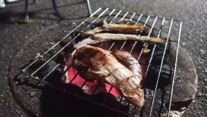 豚ロースの炭火焼き