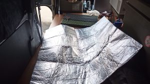 軽バンの防音、断熱化