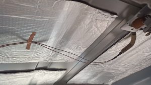 軽バンに施工した防音材