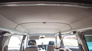 完成した軽バンの防音、断熱化