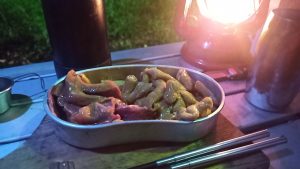 金華亭のホルモンと豚ハツ