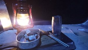 秋サケの白子と日本酒