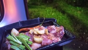 カルビと唐辛子