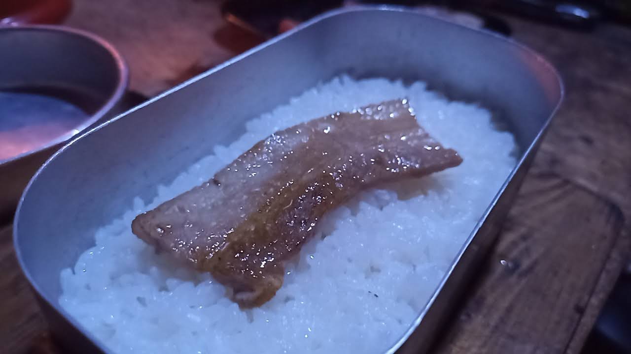 豚ロースと白飯