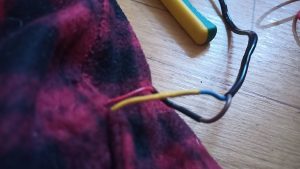 電気毛布の修理完了