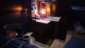 車中泊レイアウトの変更