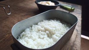 メスティン1合で炊いたご飯