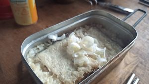 ダイソーメスティンで鯛飯