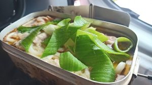 メスティンでうどん