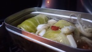 メスティンでロールキャベツ