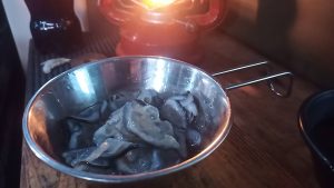 キャンプで氷頭ナマス