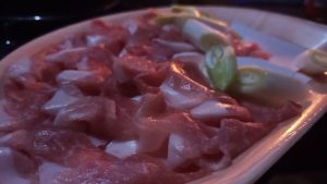 キャンプでしゃぶしゃぶ