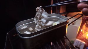 メスティンでしゃぶしゃぶ