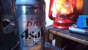 キャンプで久しぶりのビール