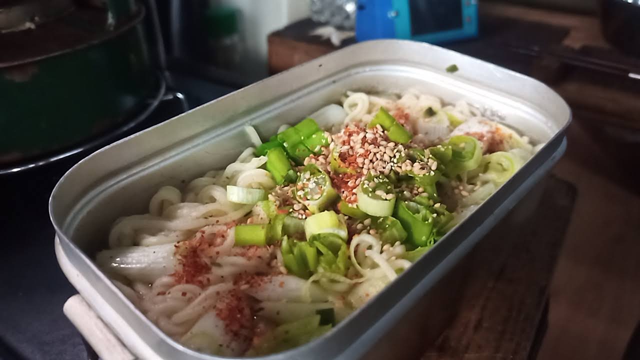 メスティンでマルちゃん塩ラーメン