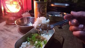 メスティンで鯛飯