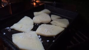 タケノコの鉄板焼き