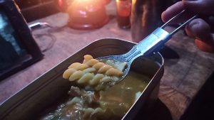 メスティンカレーとペンネ