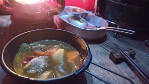 キャンプでカレー