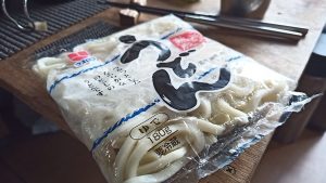 キャンプでうどん