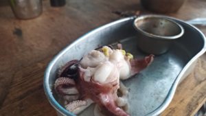 キャンプでイカゲソ