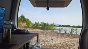 河原キャンプの景色