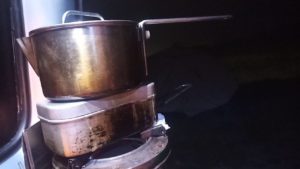 メスティン炊飯と余熱調理