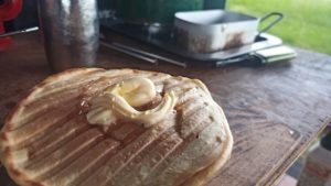 ホットサンドメーカーで焼くホットケージ