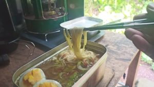 メスティンでマルタイラーメン