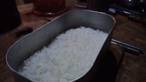 メスティンで炊飯