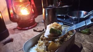 カレーとジャガイモ