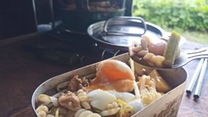 2日目のカレーにペンネ