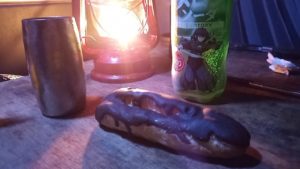 キャンプでエクレア