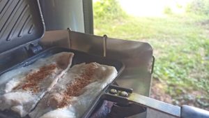 ホットサンドメーカーで豚ロース焼き