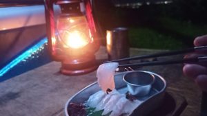 ハッカクの刺身