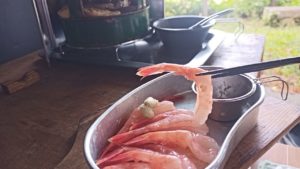 魚屋さんおススメの甘エビ