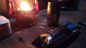 キャンプでエクレア