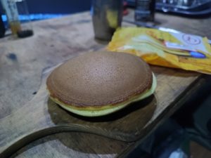 キャンプ地でどらやき