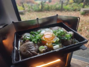 ヒラタケの鉄板焼き