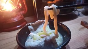 メスティンで締めのうどん