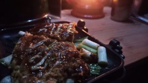 ホットサンドメーカーでお好み焼き