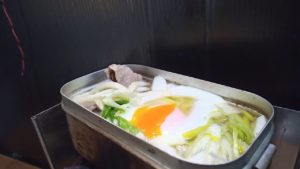 メスティン1.5合で煮込みうどん